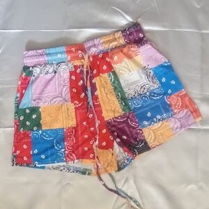 Colorful Patchwork Women's Shorts